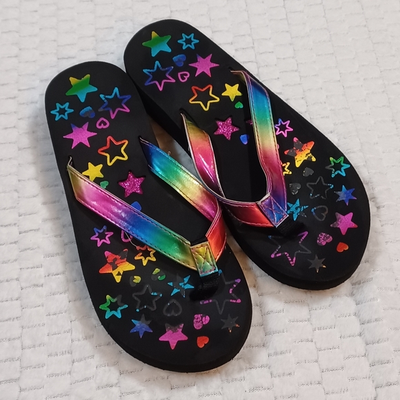 Thick-soled Flip-Flops Lambskin Lavender Purple main image 1